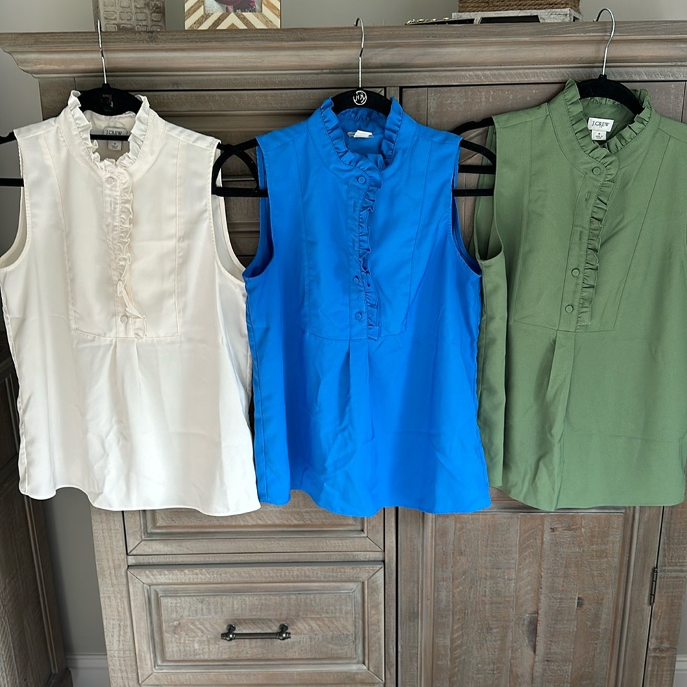 3 Jcrew blouses